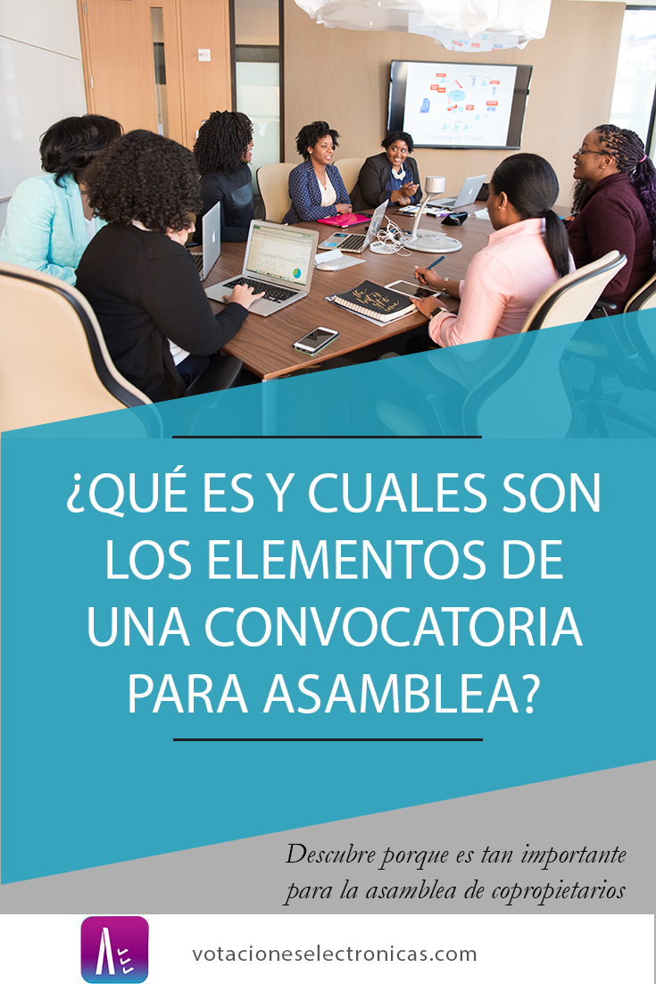 convocatoria para asamblea
