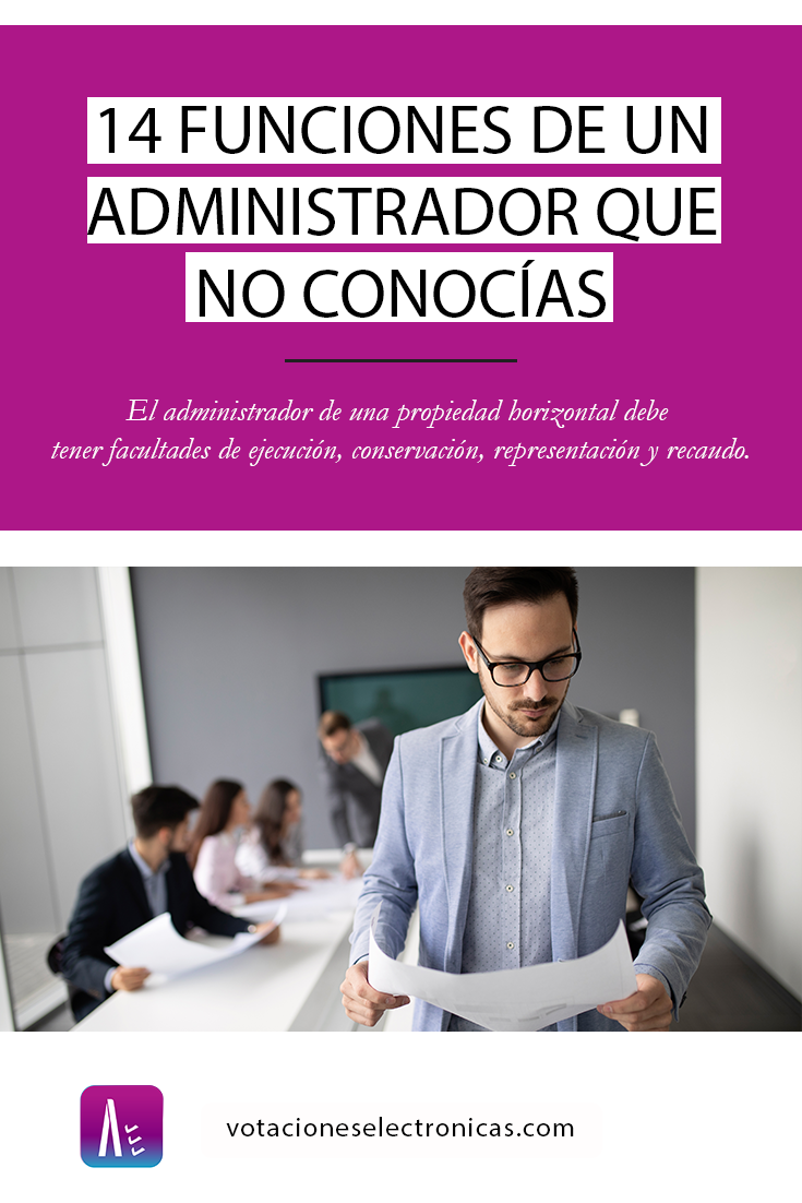 funciones del administrador