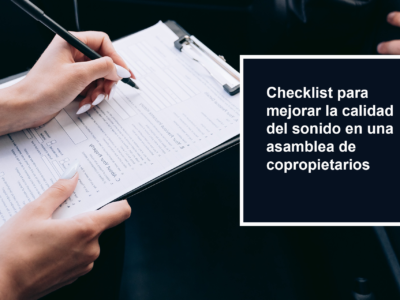 ✅La Guía Definitiva para Mejorar la Calidad del Sonido en Reuniones y Asambleas